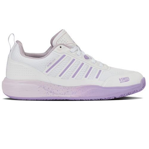 K Swiss Ultra Court Womens Padel Shoe White/Orchid Hush/Purple Rose 94436 160image
