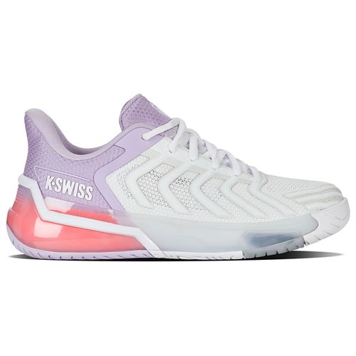 K-Swiss Ultrashot 4 Womens Tennis Shoe White/Orchid Petal/Neon Blaze 94437 182
image
