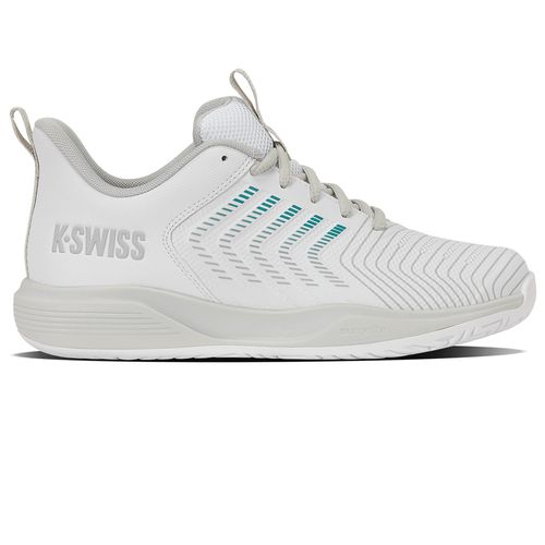 K-Swiss Ultrashot Light Womens Tennis Shoe White/Dawn Blue/Baltic 94767 177image