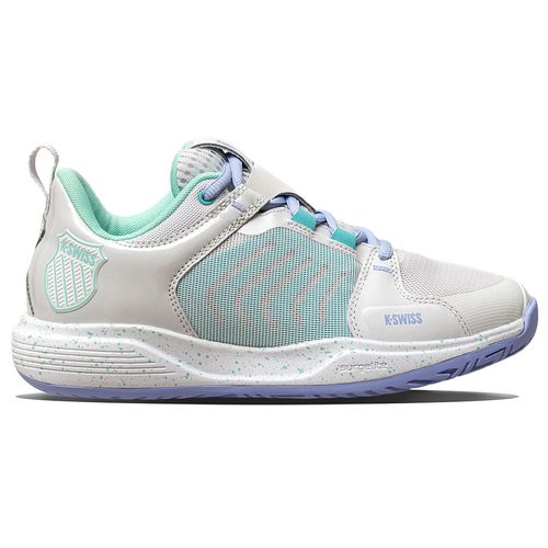 K-Swiss Ultrashot Team Womens Tennis Shoe Nimbus Cloud/Neon Purple/Neon Teal 97395 095û
image