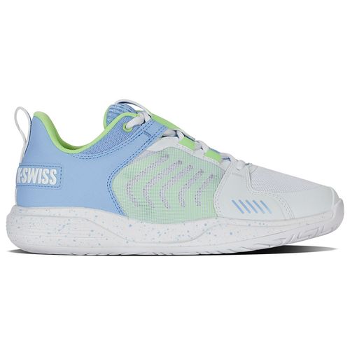 K-Swiss Ultrashot Team Womens Tennis Shoe White/Dutch Canal/Paradise Green 97395 112
image