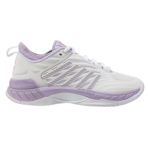 K-Swiss Hypercourt Supreme 2 Womens Tennis Shoe White/Orchid Petal/Neon Blaze 99071 182
image