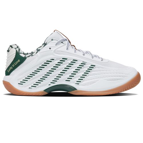 K-Swiss Hypercourt Express 3 Womens Tennis Shoe White/Dark Green 99583 108image