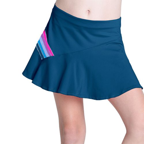 Lucky in Love Retro Girls Chroma Stripe Skirt Navy B169 400
image