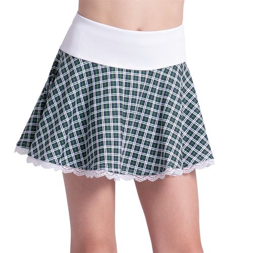 Lucky in Love Girls Preppy Please Flounce Skirt Team Green B188 01H300image