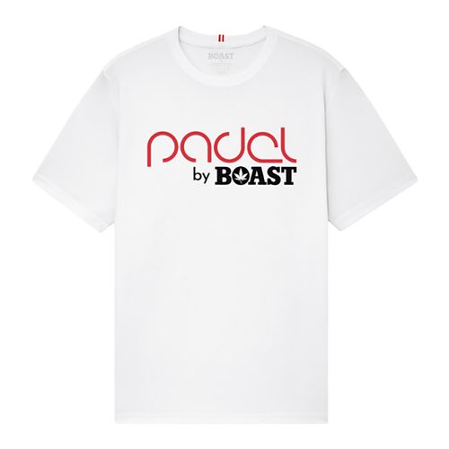 Boast Padel Tee Shirt Mens White BM6TP119 100image