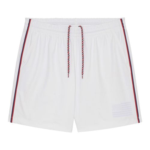 Boast x Volition 7 inch Tipped Court Short Mens White/Racing Red/Medieval Blue BVM13SH9 112image