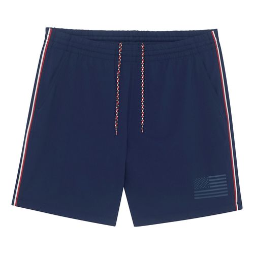 Boast x Volition 7 inch Tipped Court Short Mens Medieval Blue/Racing Red/White BVM13SH9 408image