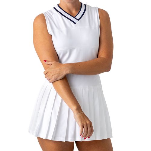 Boast V-Neck Dress Womens White BW52031 WHT
image