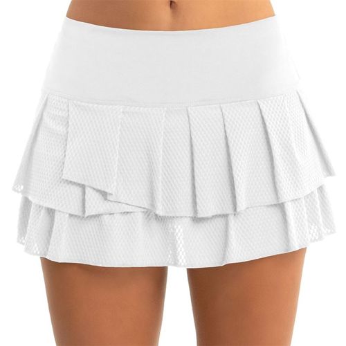 Lucky in Love Core Wavy Pleated Tier Skirt Womens White CB425 110
image