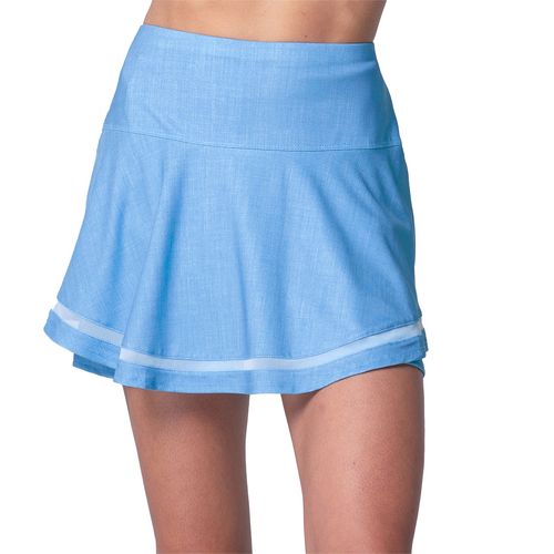 Lucky in Love Linen Nouveau Play Skirt Womens Periwinkle CB674 95C432image