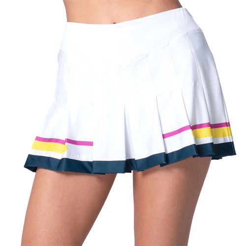 Lucky in Love PS I Love You Pleated Skirt Womens White CB676 64D110
image