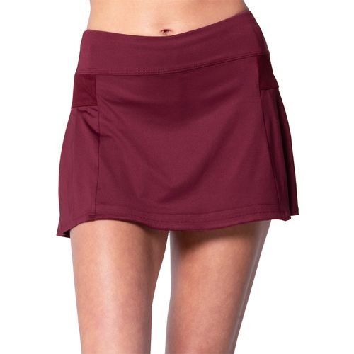 Lucky in Love Core in Color Pleated Skirt Womens Team Maroon CB765 600image