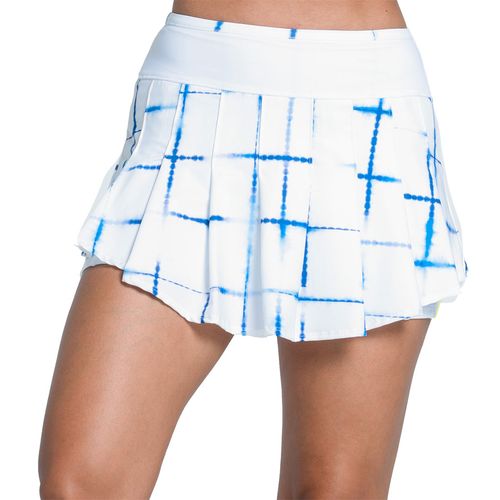 Lucky in Love Shibori Story Plaid Skirt Womens White CB785 49B120
image