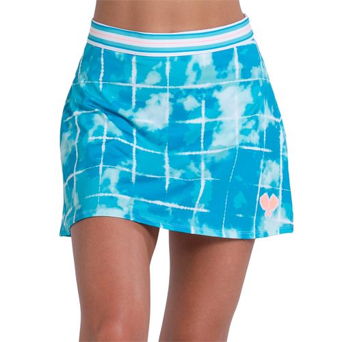 Lucky In Love Wave Rider Pickleball Skirt Womens Scuba Blue CB840 53F484image
