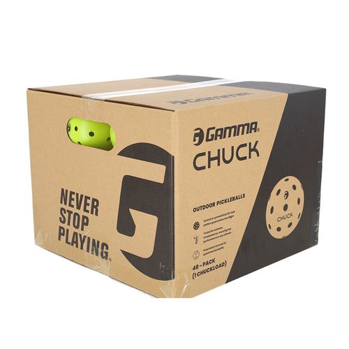Gamma Chuck Outdoor Yellow Pickleball (48 Pack)image