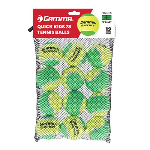 Gamma Quick Kids 78 Tennis Balls (12 Pack) ûCQK7810image
