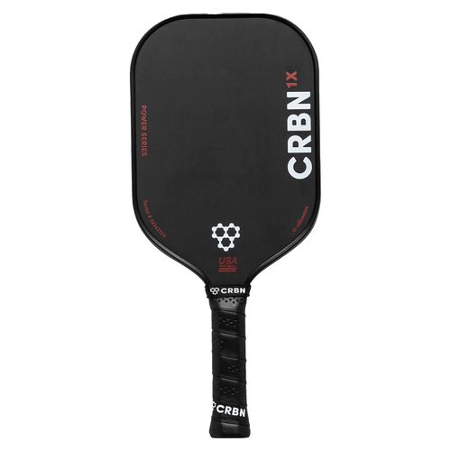CRBN 1x Series 14mm Elongated Pickleball Paddle Black/Red CRBN1X14
image