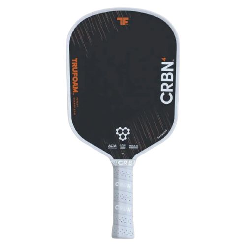 CRBN TruFoam Barrage Gen 4 Elongated Pickleball Paddle Black/Grey CRBNTFB1image