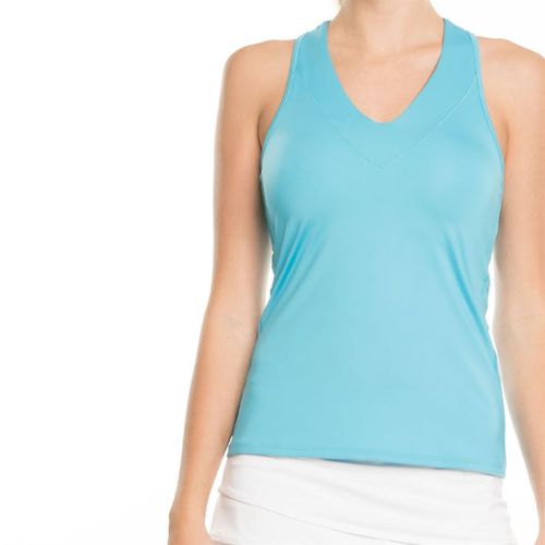 Lucky in Love Core V Neck Tank-Ocean
image