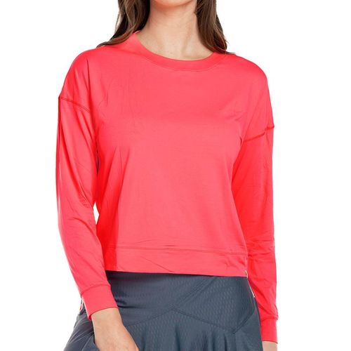 Lucky in Love Palms DAmour Hype Long Sleeve Top Womens Coral Crush CT910 647
image