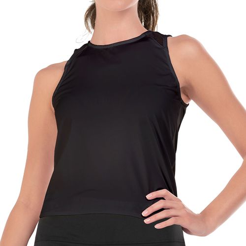 Lucky in Love Essentials Freedom Crop Tank Top Womens Black CT962 001image