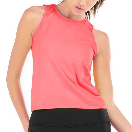 Lucky in Love Essentials Freedom Crop Tank Top Womens Coral Crush CT962 647
image