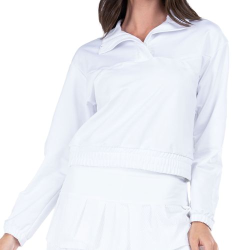 Lucky in Love Essentials Mock Pullover Womens White CT981 110
image