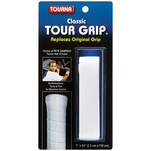 Tourna Classic Tour Grip White CTGS W Nimage