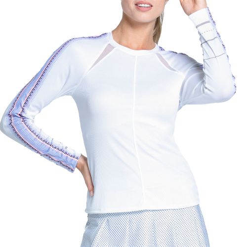 Lucky in Love Lavender Love Long Sleeve Top Womens White CX049 77A110
image