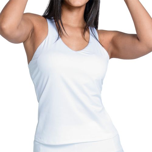 Lucky in Love Shibori Story Club House Tank Top Womens White CX089 110
image