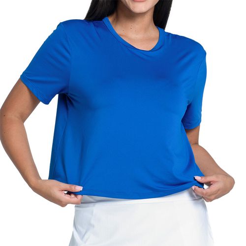 Lucky in Love L UV Power Box Tee Shirt Womens Electric Blue CX095 440image