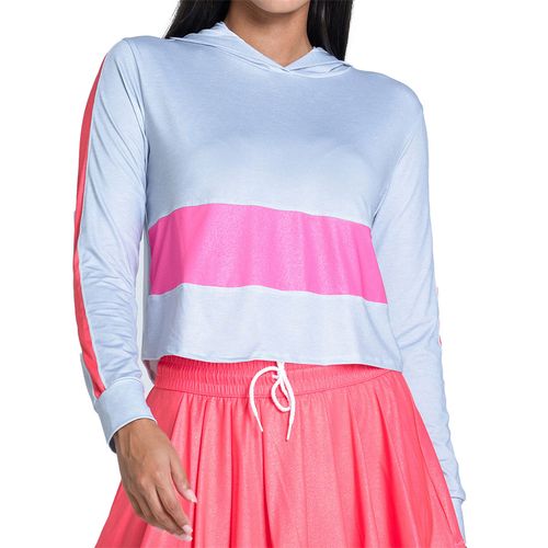 Lucky in Love Shimmer Hoodie Womens Heather Grey CX100 25B080
image