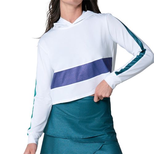 Lucky in Love All Shimmers Hoodie Womens White CX100 87D110
image