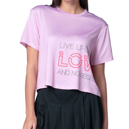 Lucky in Love x Ema Short Sleeve Top Womens Dream Pink CX111 79C692
image