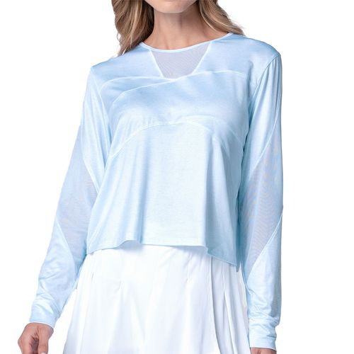 Lucky in Love x Ema Embrace Time Long Sleeve Top Womens Blue Glaze CX112 81C438
image