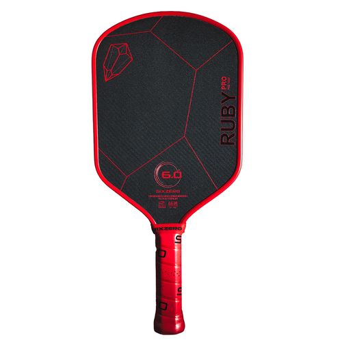SixZero Ruby Pro 14mm Red Pickleball Paddle Black/Red D001P-TR-1
image