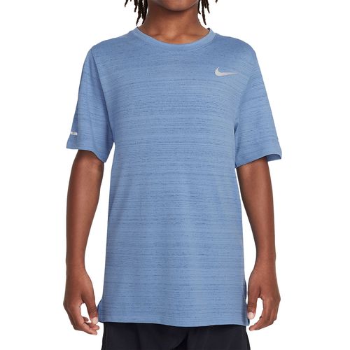 Nike Boys Short Sleeve Miler Crew Blue Beyond DD3055 489
image