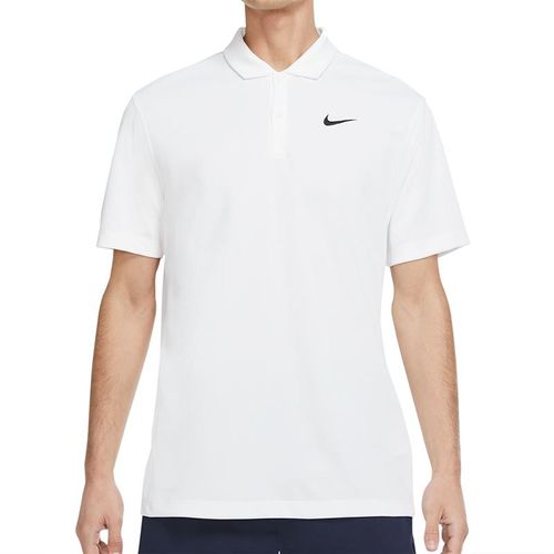 Nike Court Dri FIT Solid Polo Shirt Mens White/Black DH0857 100
image