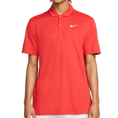 Nike Court Dri FIT Solid Polo Shirt Mens University Red/White DH0857 657
image