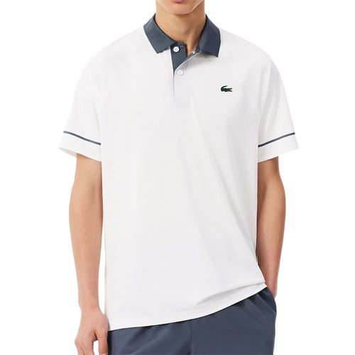 Lacoste Novak Djokovic On Court Polo Mens Flour/Urban DH6809 ZA5image