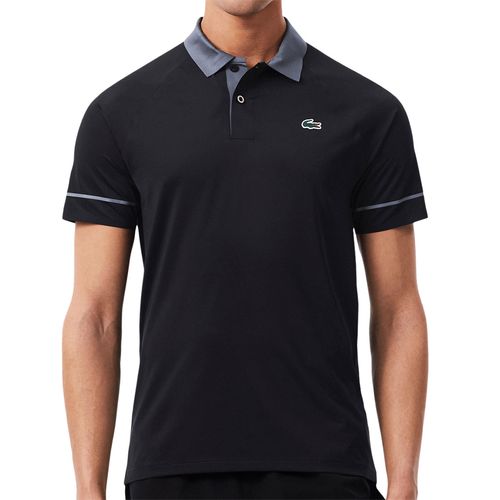 Lacoste Novak Djokovic On Court Polo Mens Black/Urban DH6809 ZDQimage