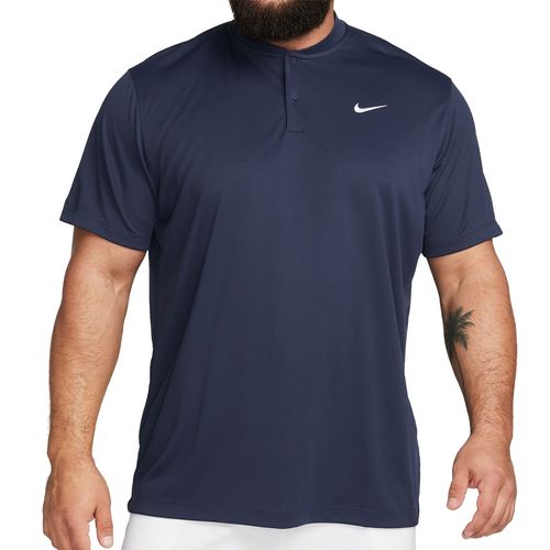 Nike Court Dri FIT Blade Solid Polo Shirt Mens Obsidian/White DJ4167 451
image