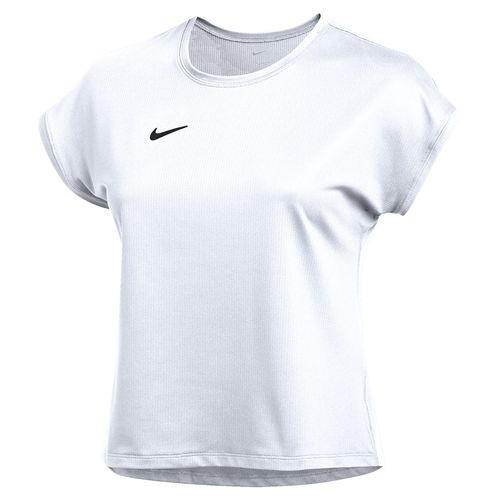Nike Dri FIT Short Sleeve Tee Womens White/Black DV3495 100image