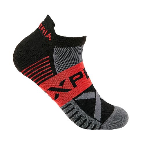 Thorlo Experia Light Cushion No Show Tennis Sock Black EXTN00-BLKimage