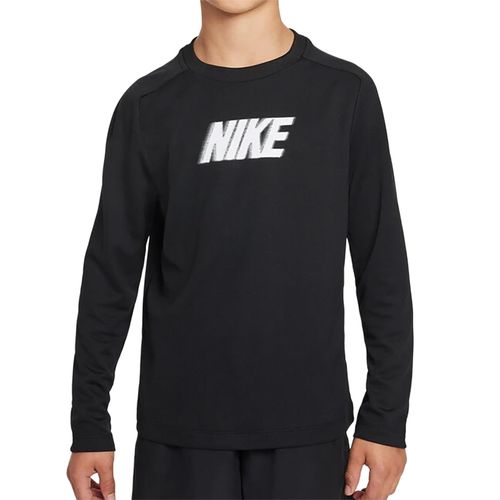 Nike Dri-Fit Multi+ Boys Long Sleeve Boys Top Black FD3925 010image