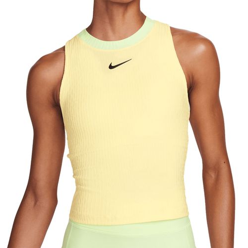 Nike Court Dri Fit Slam Tank Top - Soft Yellow/Black