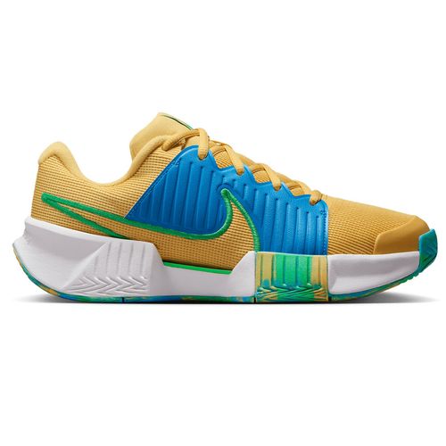 Nike GP Pro Womens Pickleball Shoe Topaz Gold/Blue Hero/White/Green Shock FQ4155 700
image
