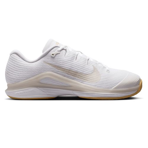 Nike Zoom Vapor 12 Mens Tennis Shoe White/Lt Orewood Brown/White Linen/Gum Yellow FV5552 102image