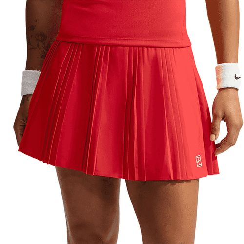 Nike Court Pleated Advantage Skirt Womens University Red/White FZ6512 657image